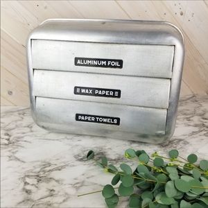 Vintage Retro Metal Kitchen Craft Dispenser Holder